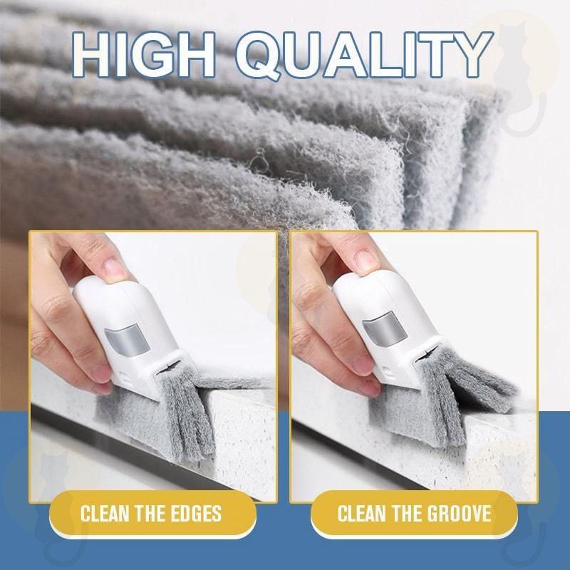 [ SG Ready Stock] 2-in-1 Window Groove Cleaning Cloth Window Cleaning ...