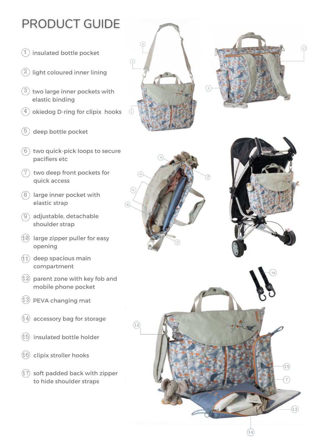 Okiedog sumo diaper on sale bag