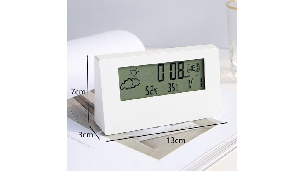 【In stock] Alarm clock Multifunction Digital Table Clock Study Desk ...