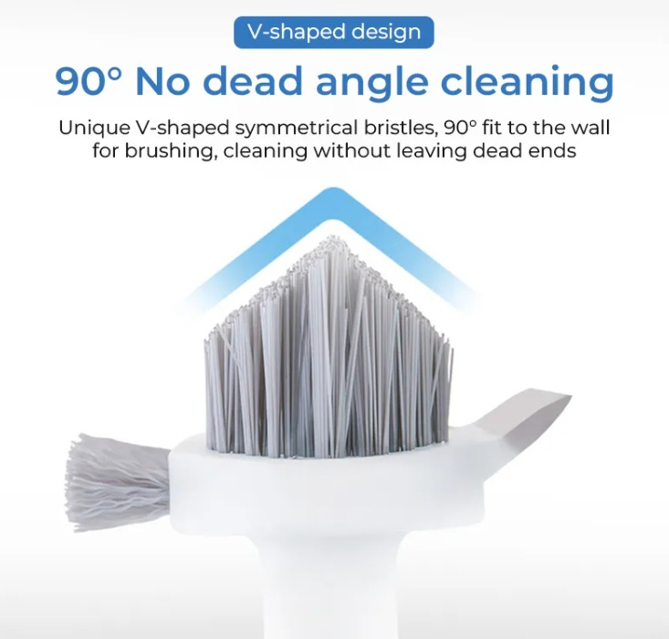 Cleaning Bathroom 4 in 1 Stiff Bristles Joint Brush Tile Floor Cleaning ...