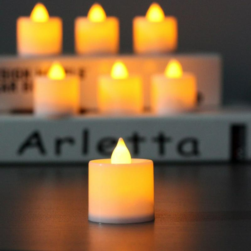 🔥SG LOCAL STOCK🔥Battery included Flickering Led Candle Lights Smokeless ...