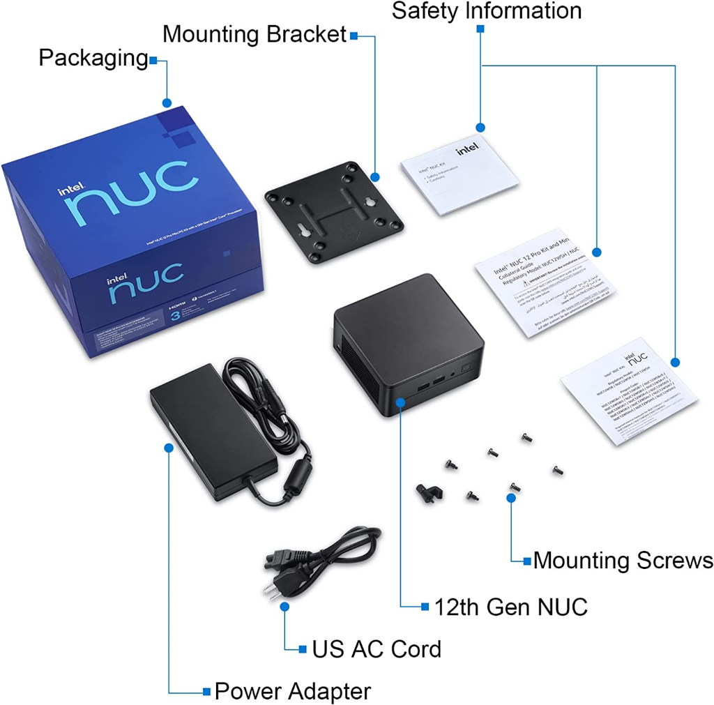 (ALLSTARS) : Intel NUC12WSHi7 Mini PC + 32GB DDR4 3200MHz + Samsung 980 ...