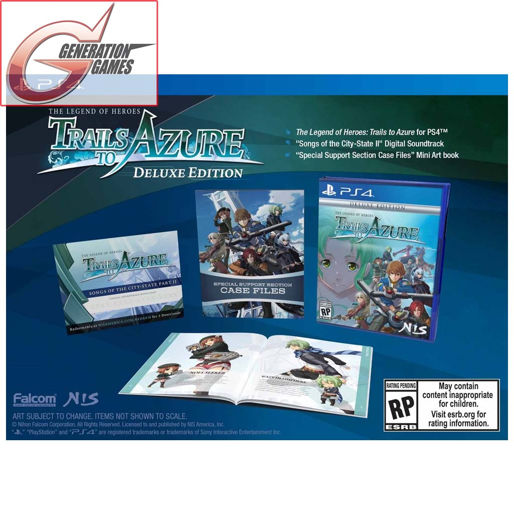 The Legend Of Heroes: Trails To Azure Deluxe Edition PS4 - Neuf Sous Blister