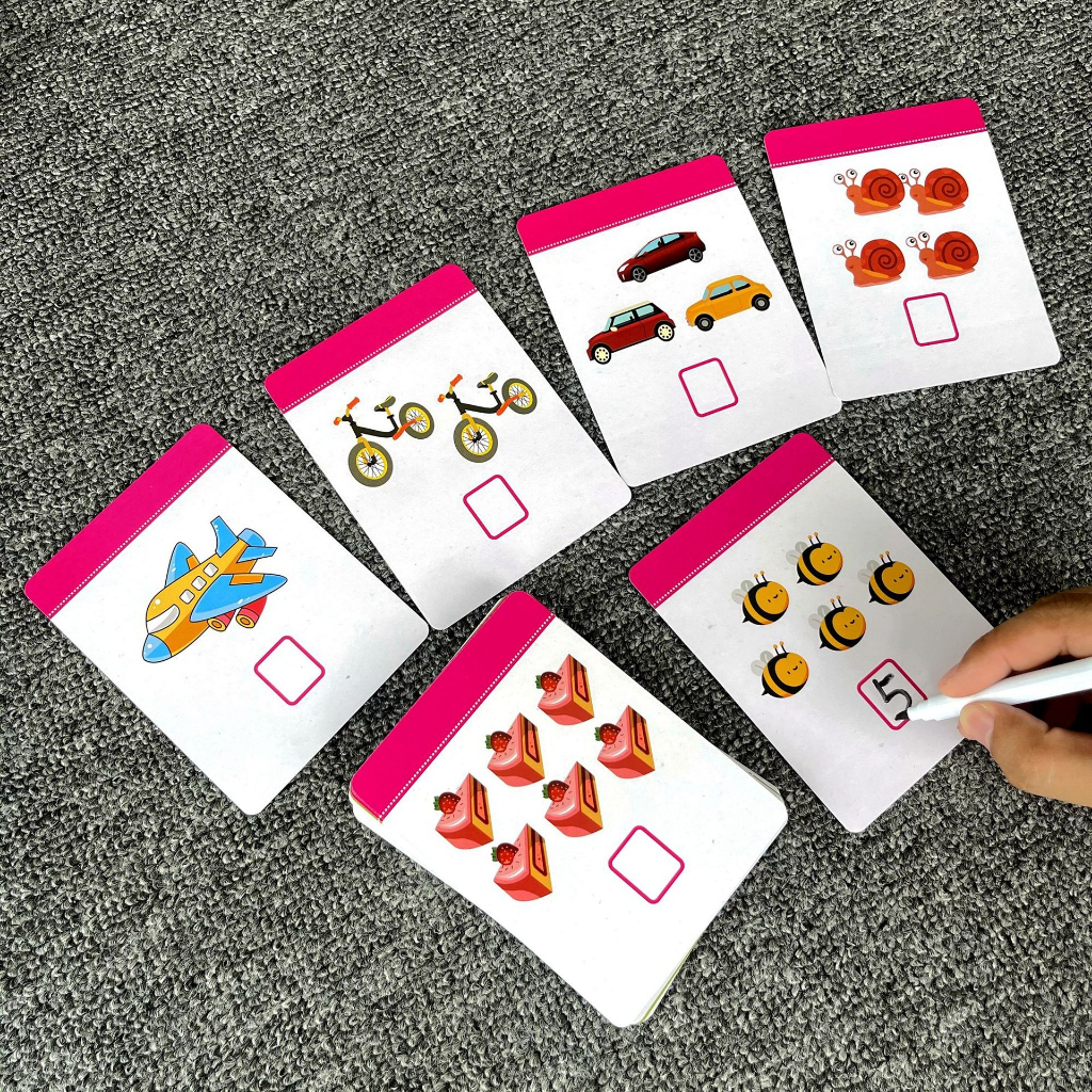 [READY STOCK]Flash Card Wipe Clean Flash Card with Pen Alphabets ...