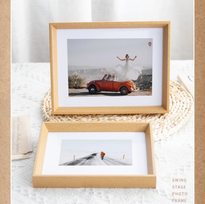 SG Stock Simple Wooden Photo Frame Table Decorations Picture Frame 3R ...