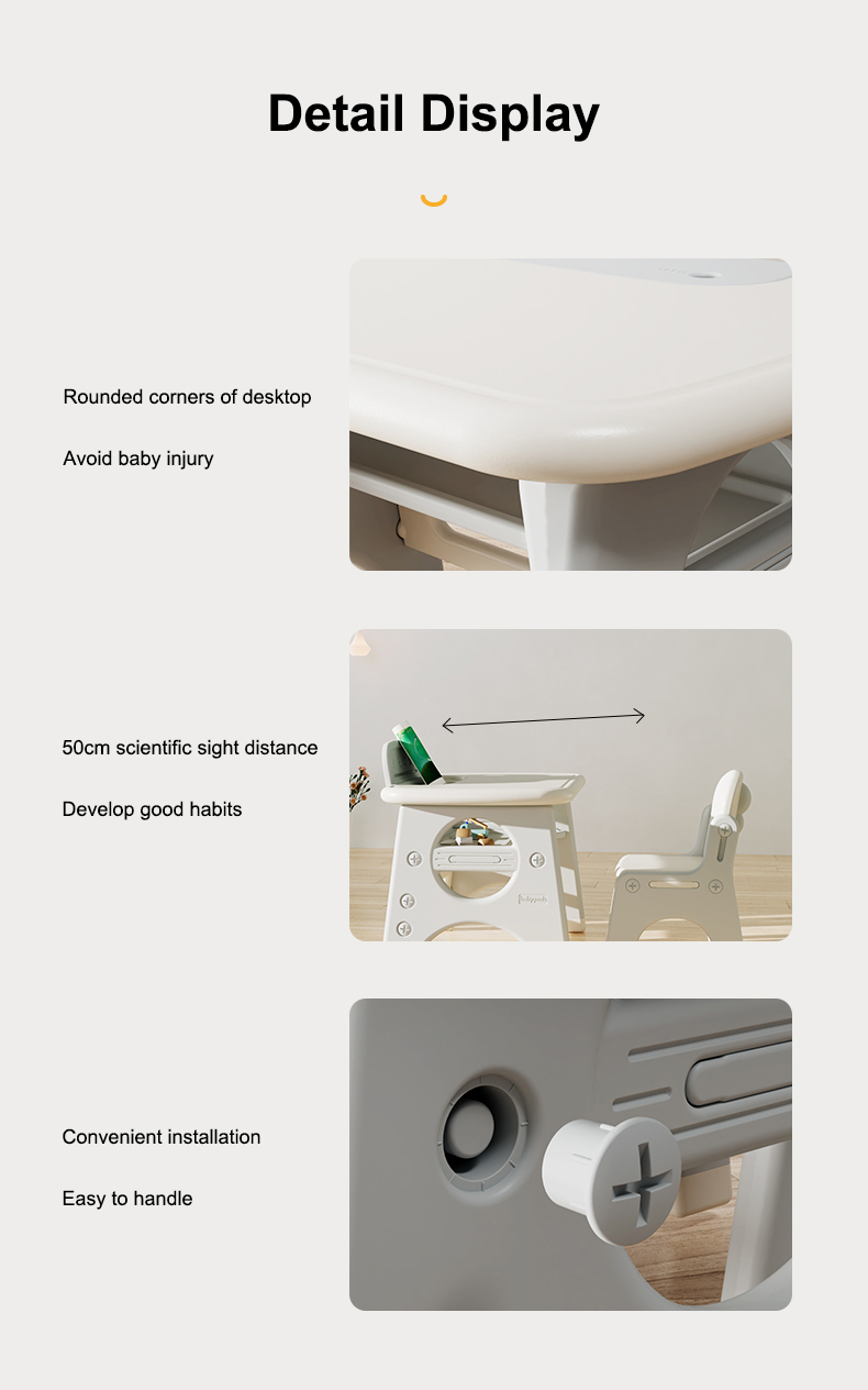 SG STOCK - Kids Children Educational Learning Writing Study Table Set ...