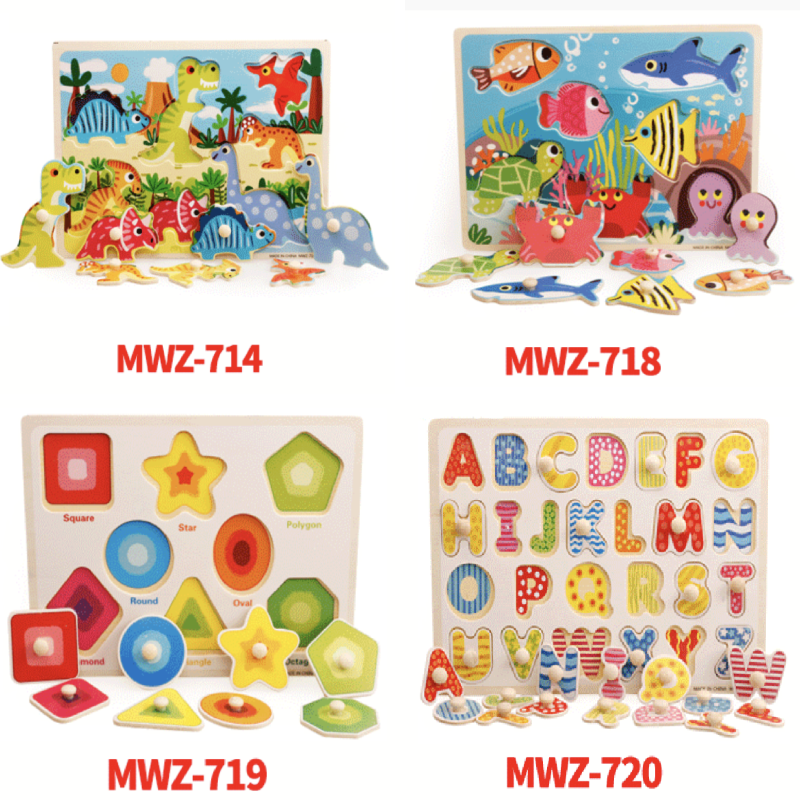 Wooden Peg Board Early Learning Wooden Toys Geometric Shapes Children ...