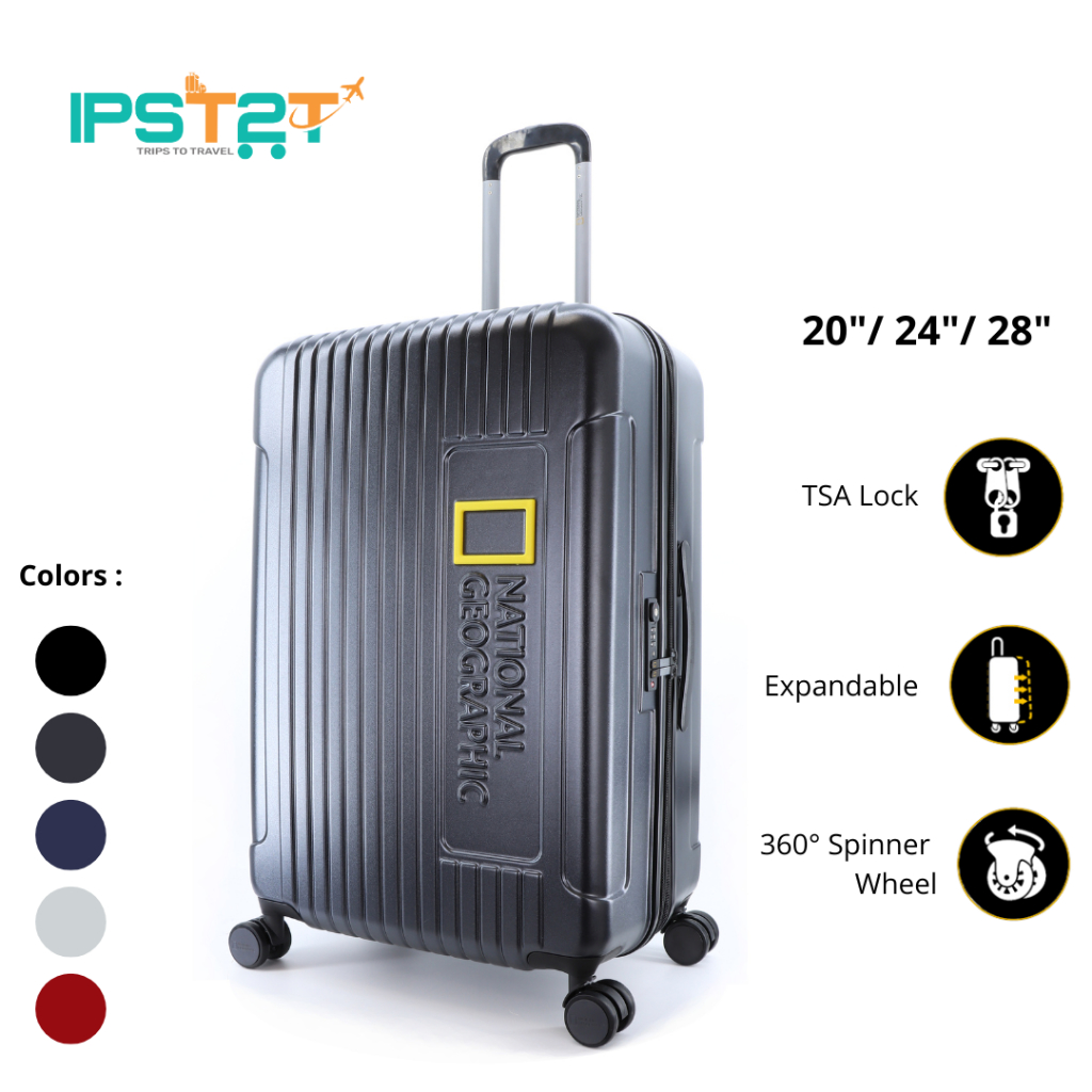 Trips2travel National Geographic Canyon ABS Hard Case Trolley Luggage [ 20  / 24 / 28 / Expandable ]