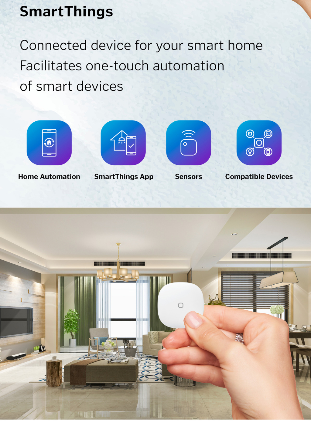 SAMSUNG SMARTTHINGS BUTTON (1 YEAR WARRANTY + LIFETIME TECHNICAL ...