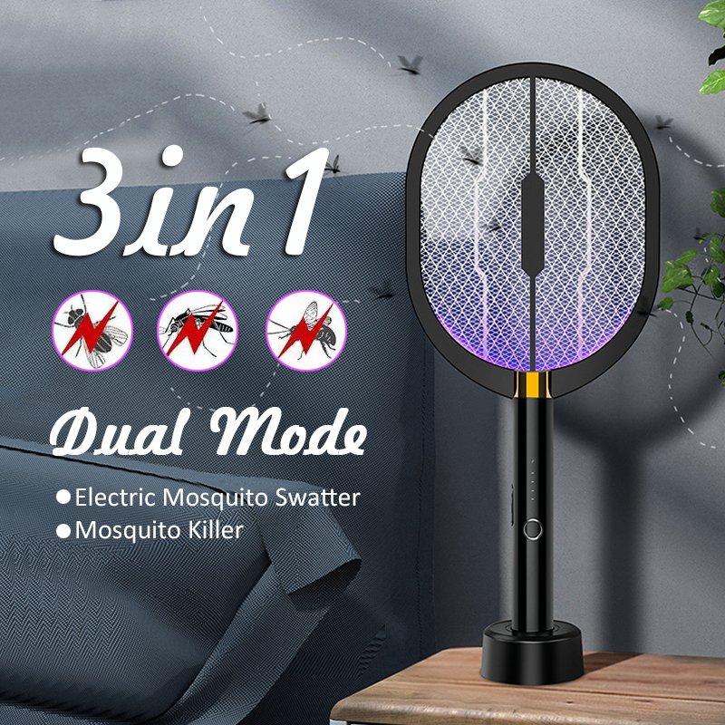 【SG Seller】Electric Mosquito Swatter Bug Zapper Mosquitoes Killer Trap ...