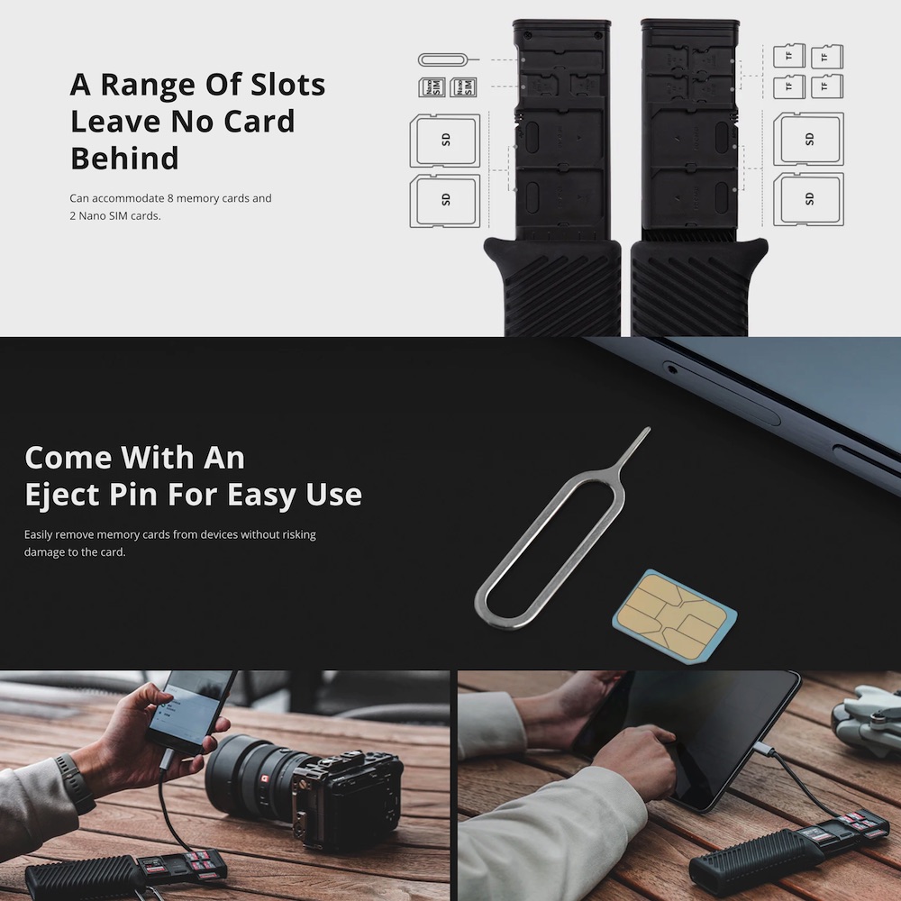 PGYTECH CreateMate High Speed Memory Card Reader Case | Shopee Singapore