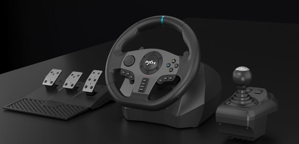 [SG Stock] PXN V3II V900 V9 V10 Gaming Steering Wheel for Racing on PS5 ...