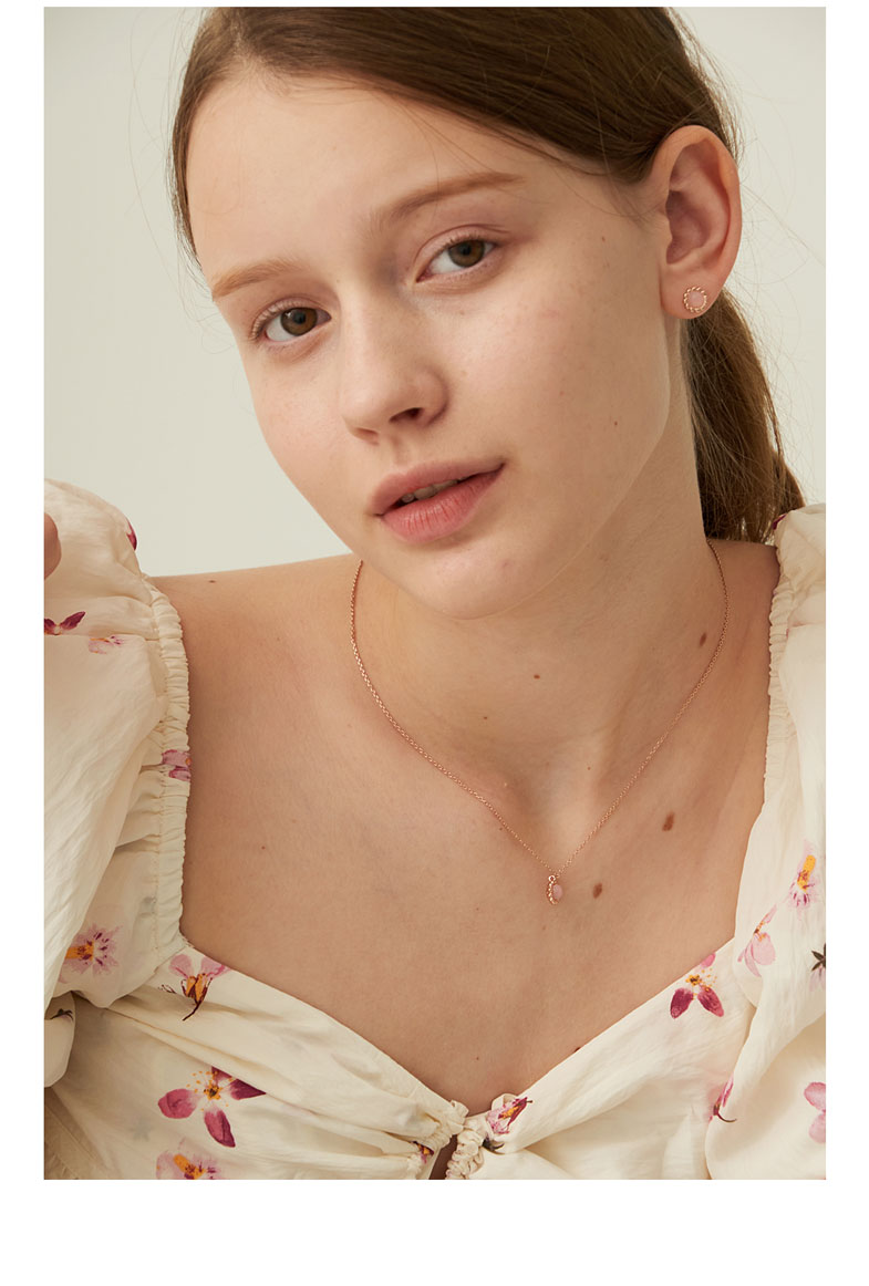 ★NOONOO FINGERS★ Rich Rose Necklace RICH ROSE NECKLACE - NOONOO FINGERS