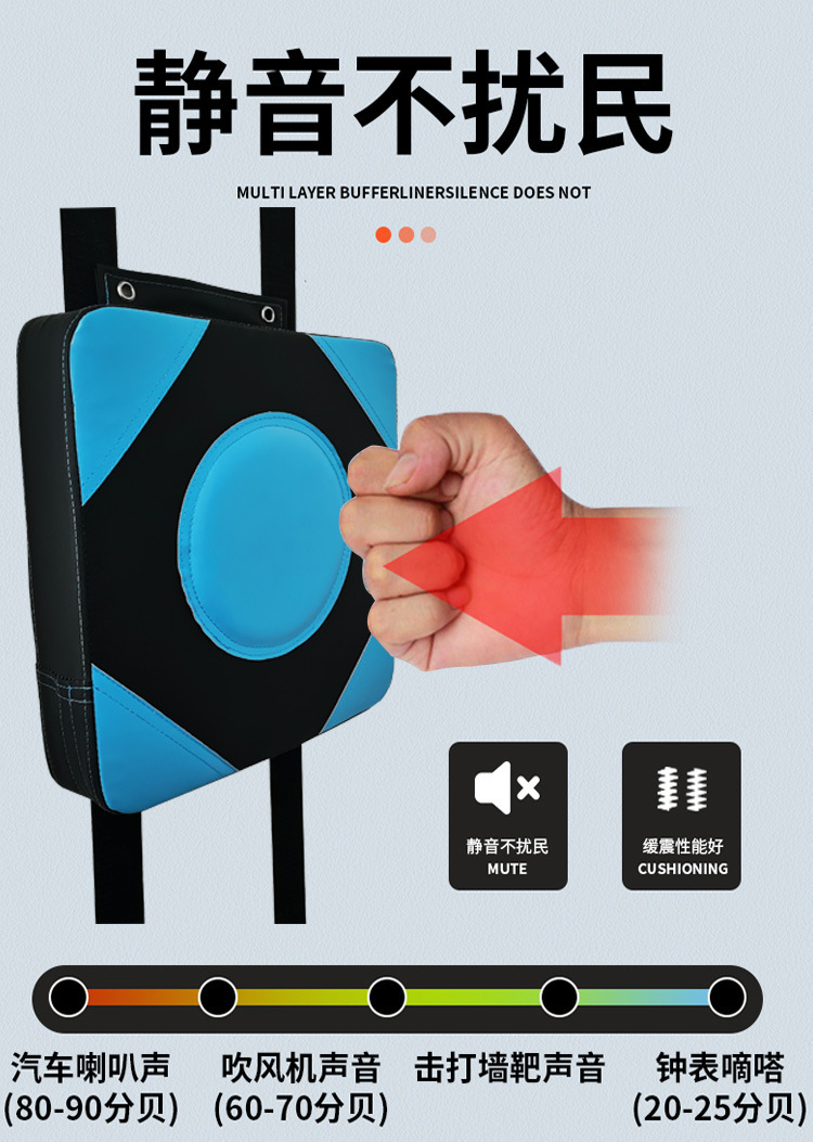 Wall Punch Pad ~ easier to install. ~ Either Fix it with 2 Nails ...