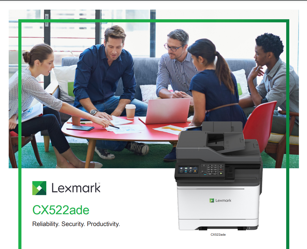 Lexmark CX522ade A4 Colour Multifunction Laser Printer | Shopee Singapore