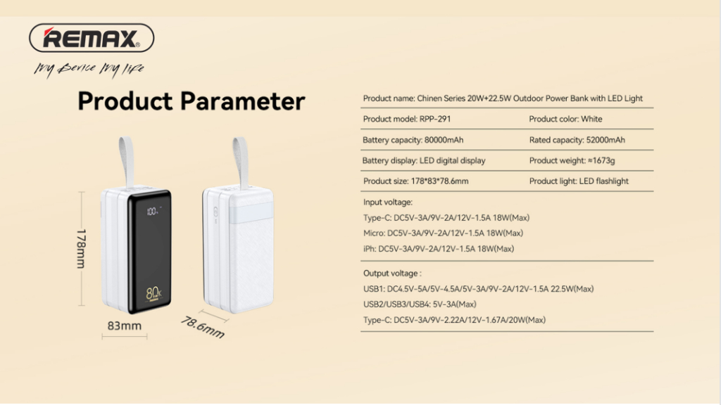 [SG Local Stock] REMAX RPP-566 Powerbank 22.5W 80000mAh PD20W RPP-565 ...