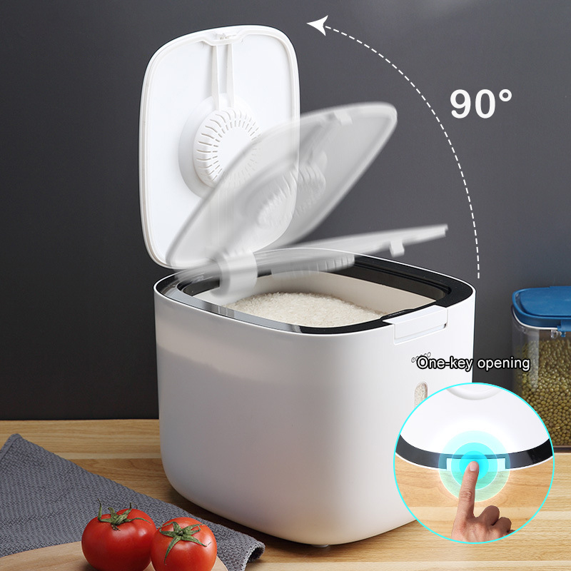 【SG Seller】Ecoco 5L/10L Rice Storage Container Insect And Moisture ...
