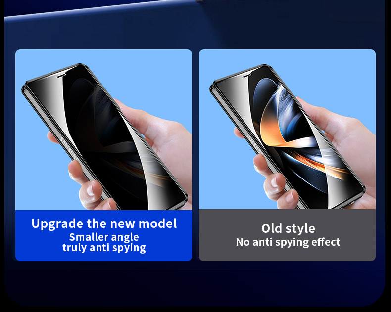 Ultra-thin Aluminum Alloy Full Coverage Privacy Tempered Glass Case For ...
