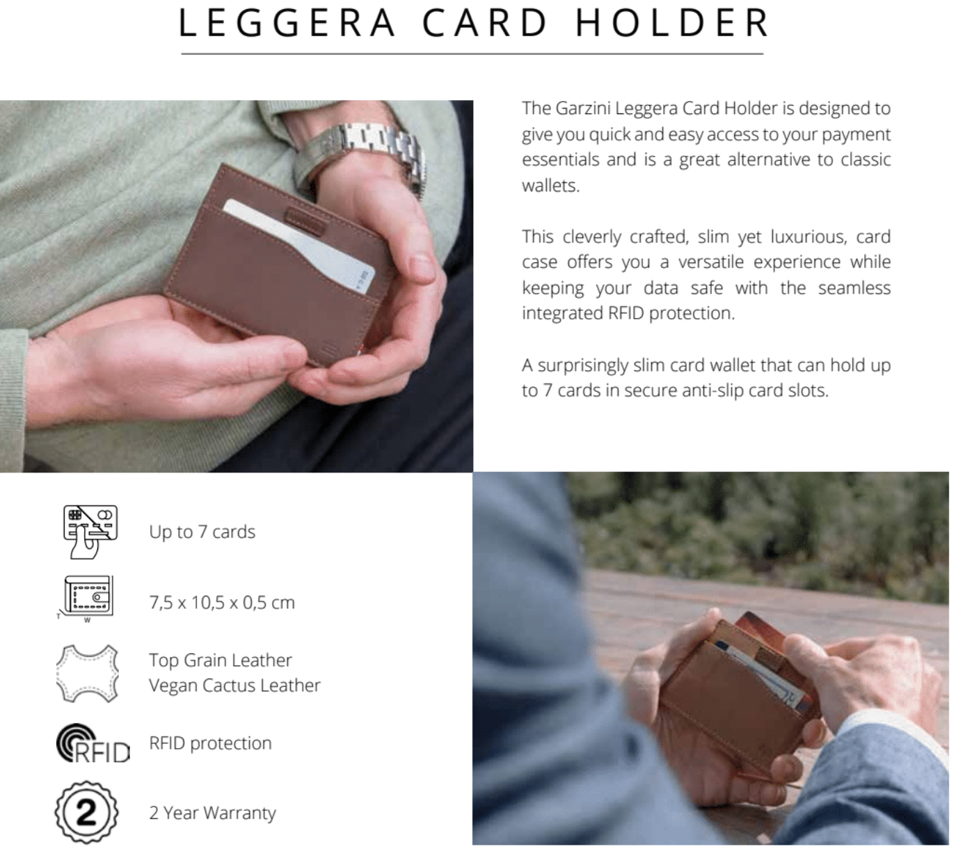 Leggera Card Holder