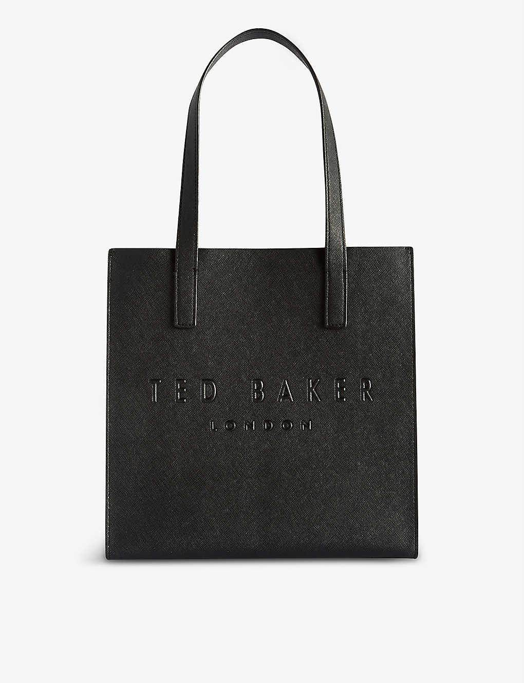 ⭐️AUTHENTIC⭐️Ted Baker Bag FAUX LEATHER Crosshatch Tote