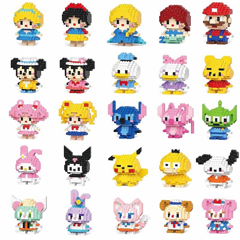 [SG]40+ Variety of Cartoons Nano Building Blocks Mini Bricks Christmas ...