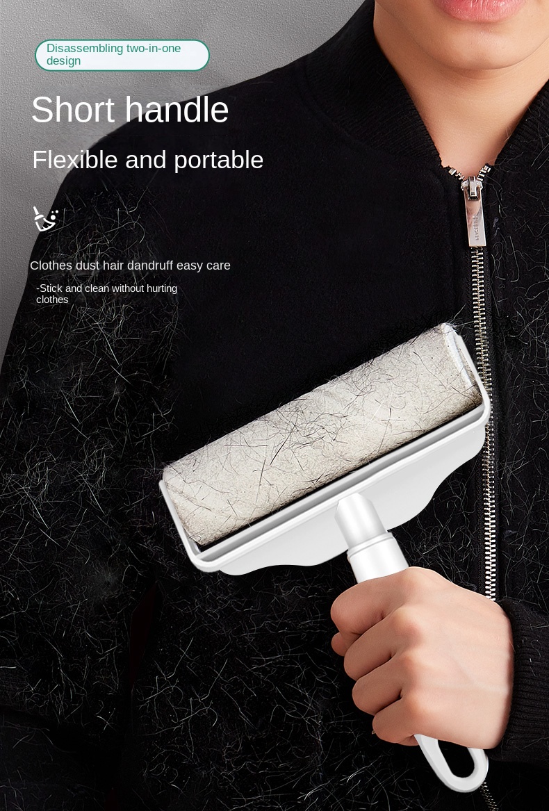 🇸🇬[SG STOCK] Lint Roller Mop Dust Pet Hair Removal Extendable Rod Lint ...