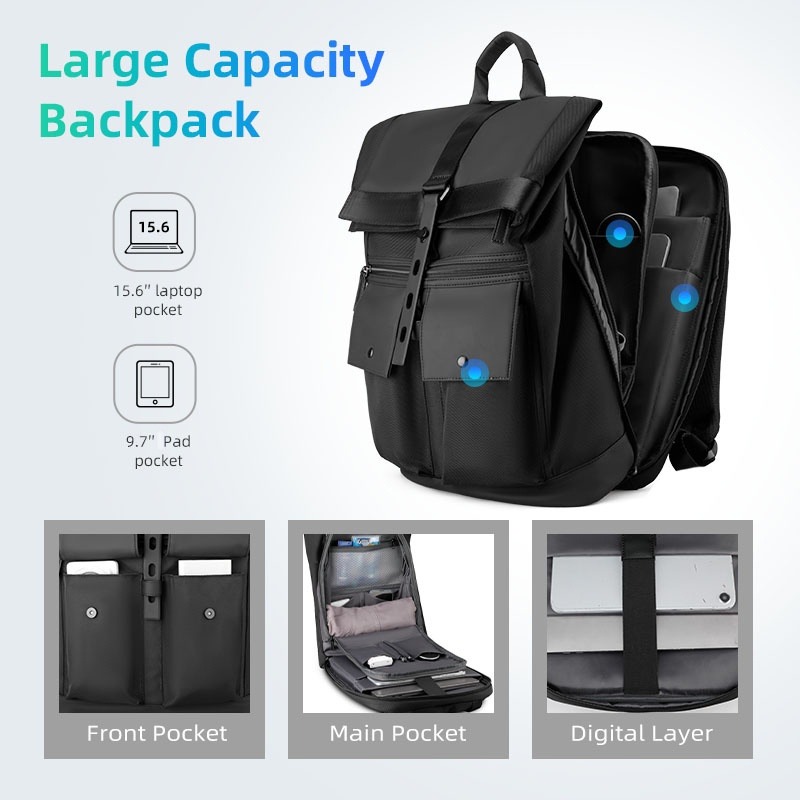 MARK RYDEN Laptop Backpack Fits 15.6Inch Laptop | Shopee Singapore