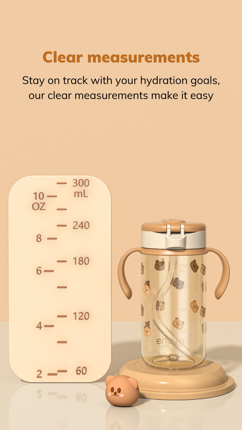 Evorie Tritan Sippy Straw Cup Toddler Water Bottle for kids 14 year