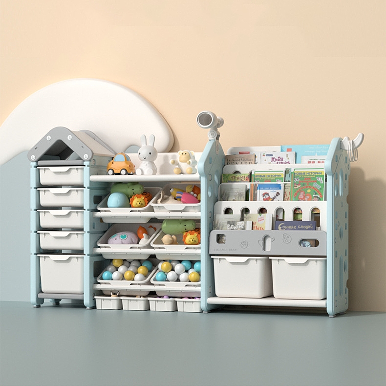 Kids Toy Storage Rack Storage Bookshelf Toys Kids Organizer Container ...