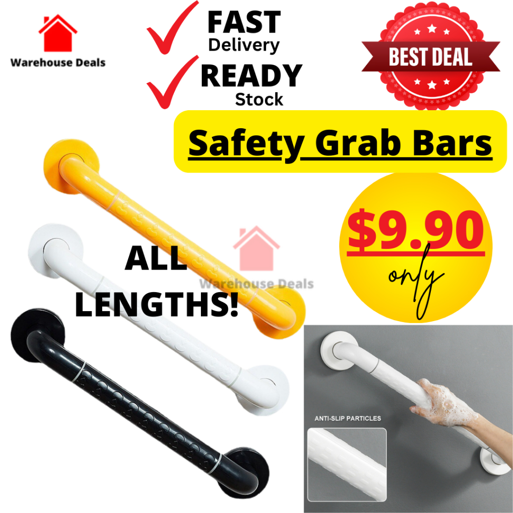 Safety Grab Bar Toilet Handrail Anti Slip For Elderly Shopee Singapore