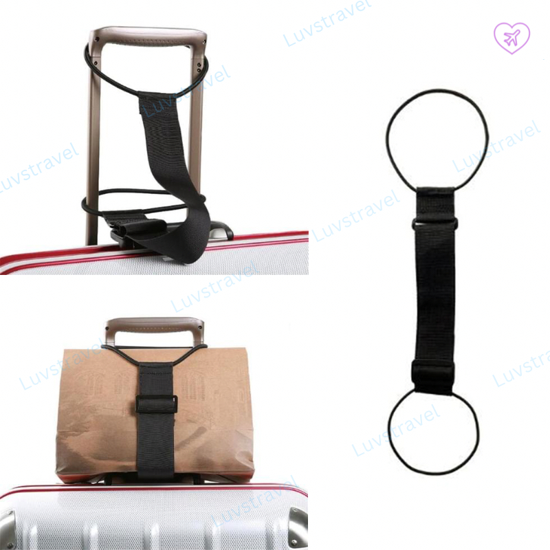 Adjustable Luggage Strap - Baggage Bungee Suitcase Carrier Binding ...