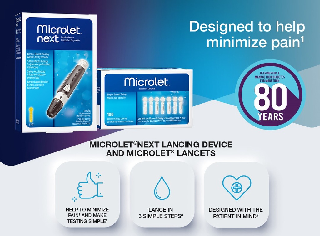 Microlet Lancets 100's | Shopee Singapore