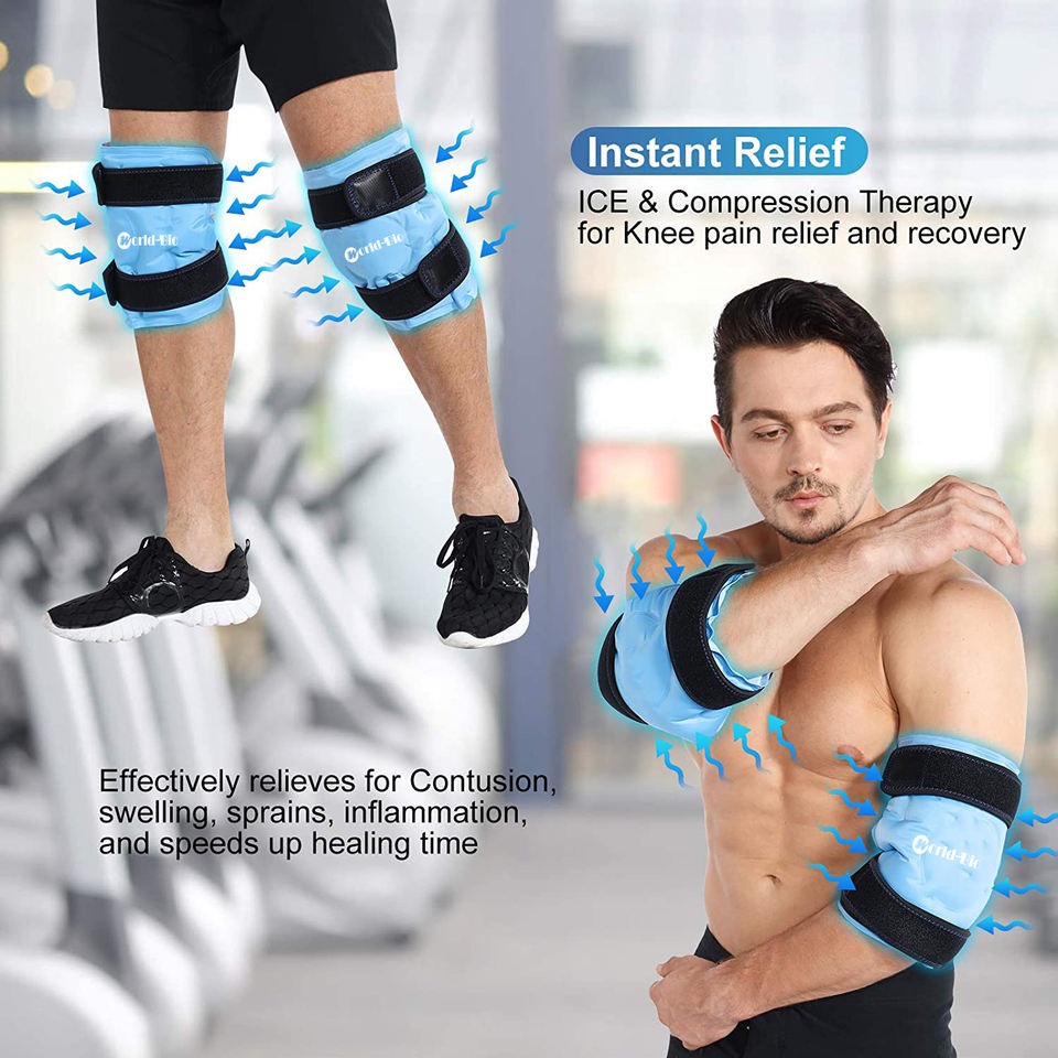 Compress Ice pack Gel Hot Cold Compression Gel Sport Knee Ice Pack for ...