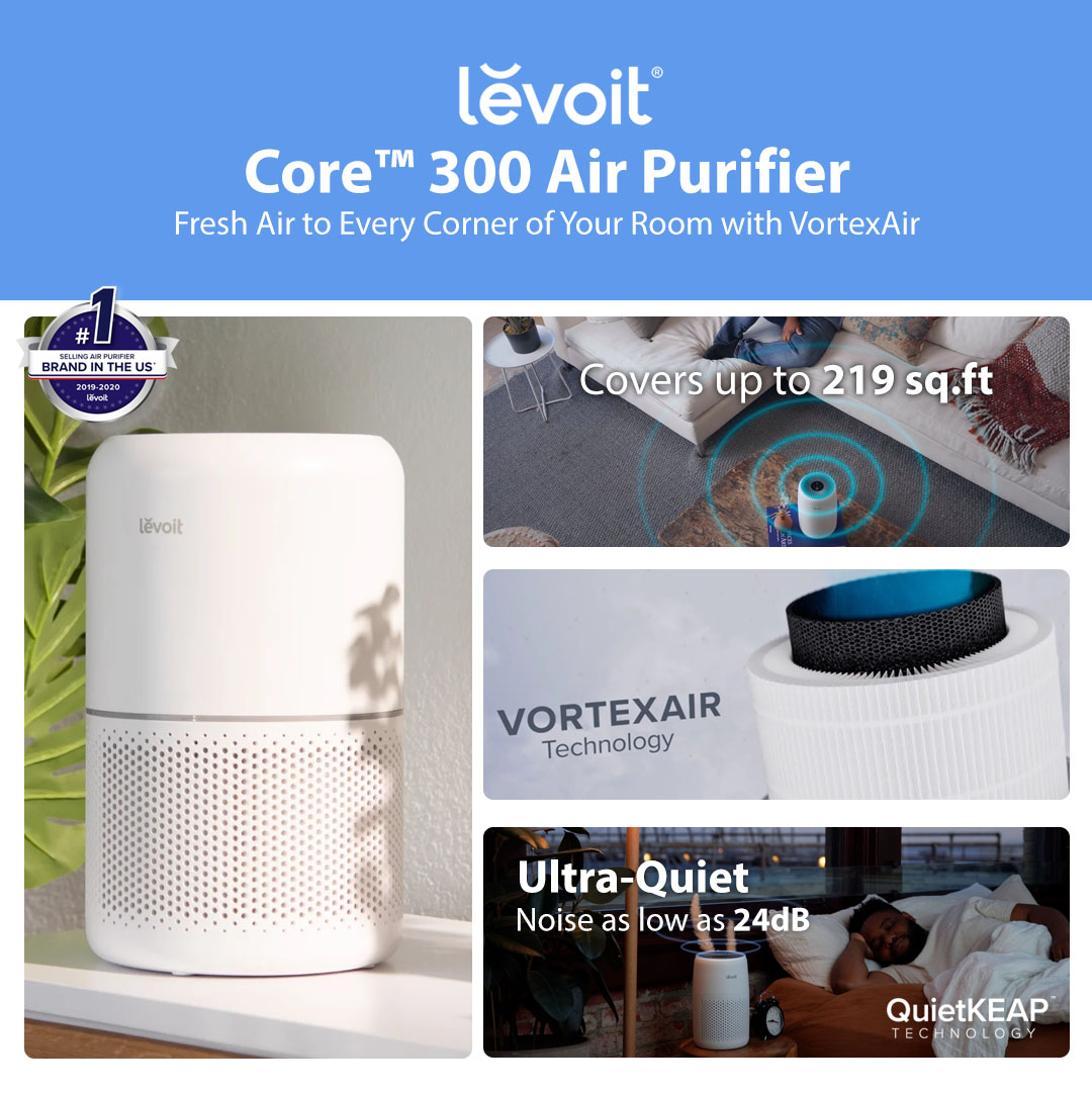 【READY STOCK】Levoit Core Mini / 300 / 300S Smart Air Purifier 3-Stage ...