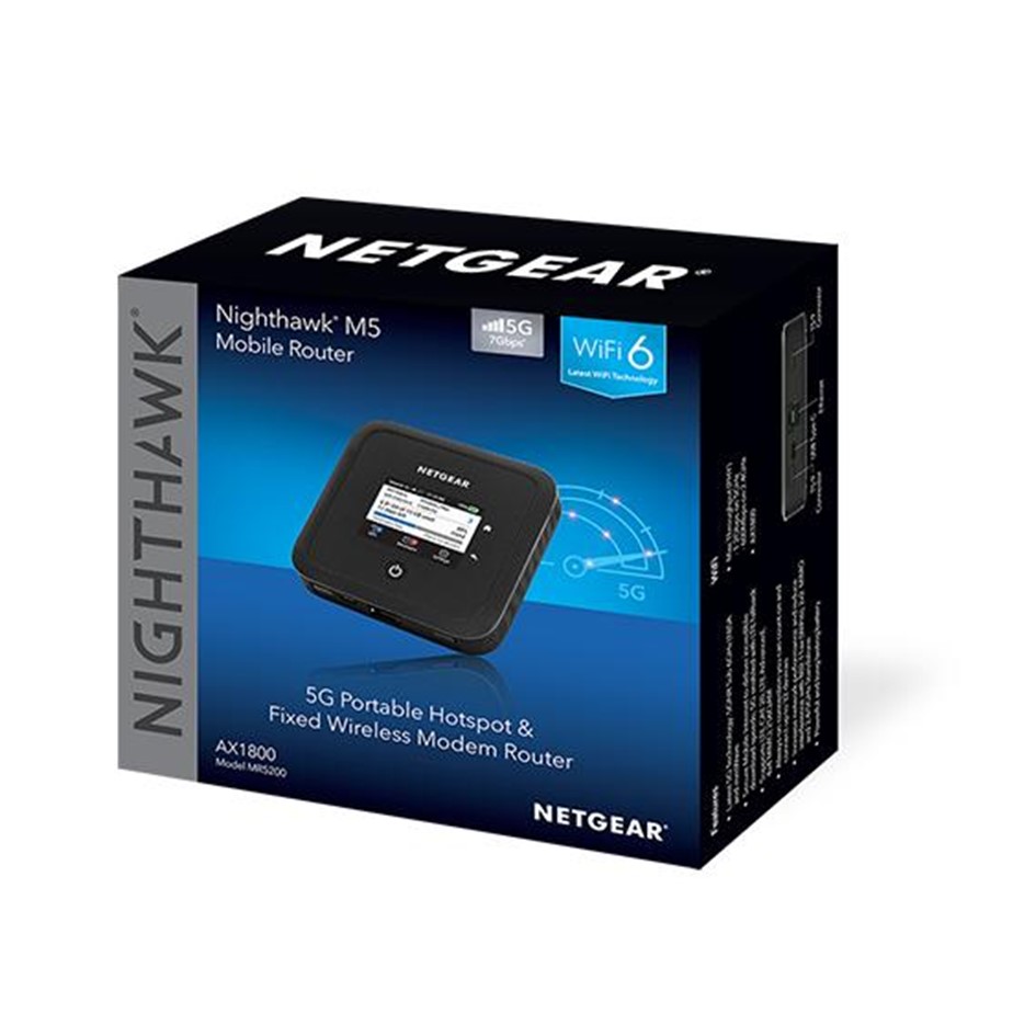 NETGEAR Nighthawk M5 Mobile Router with WiFi 6 (MR5200) Ultrafast 5G ...