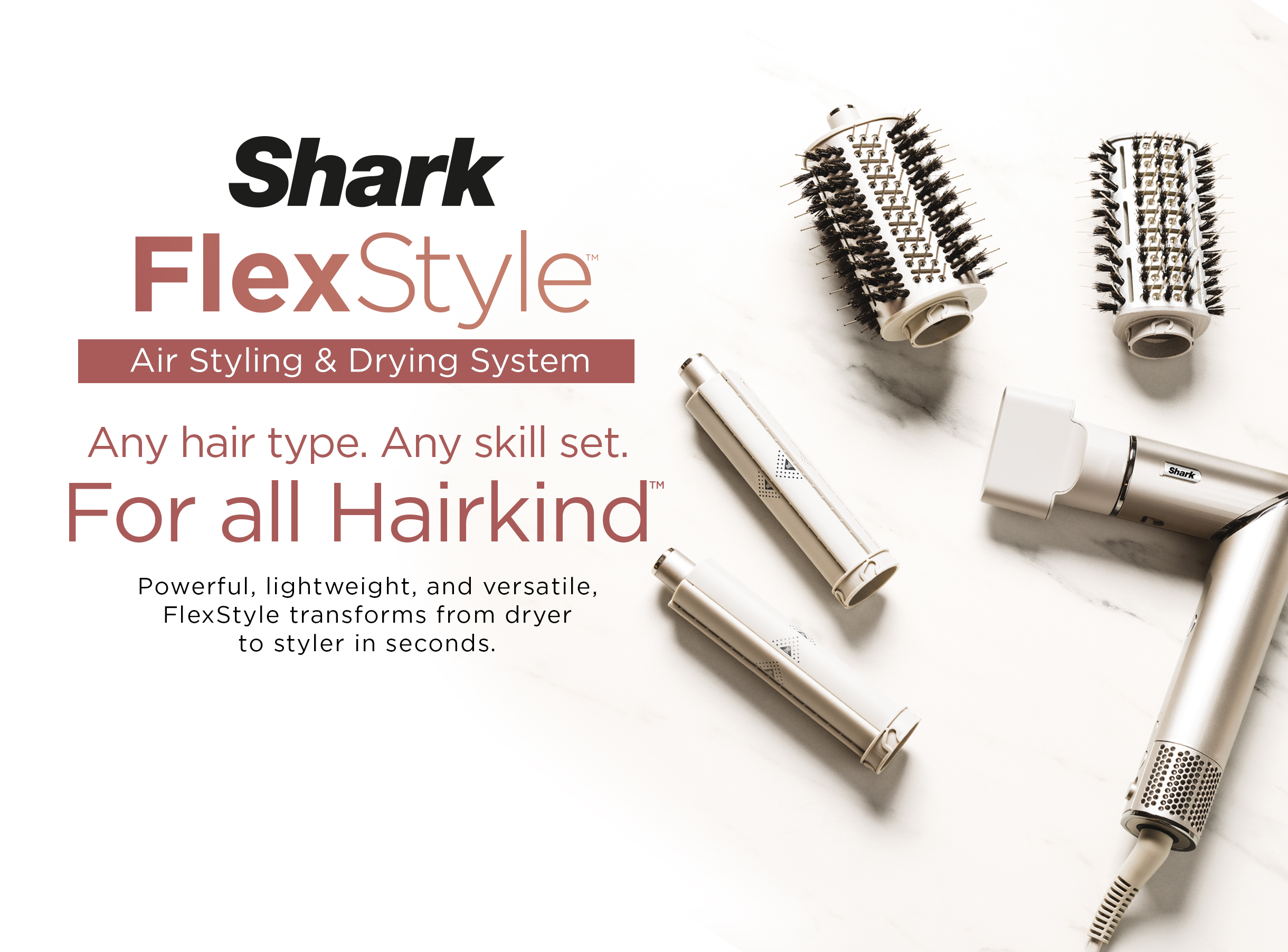 Shark FlexStyle Air Styling & Drying System, Powerful Hair Dryer