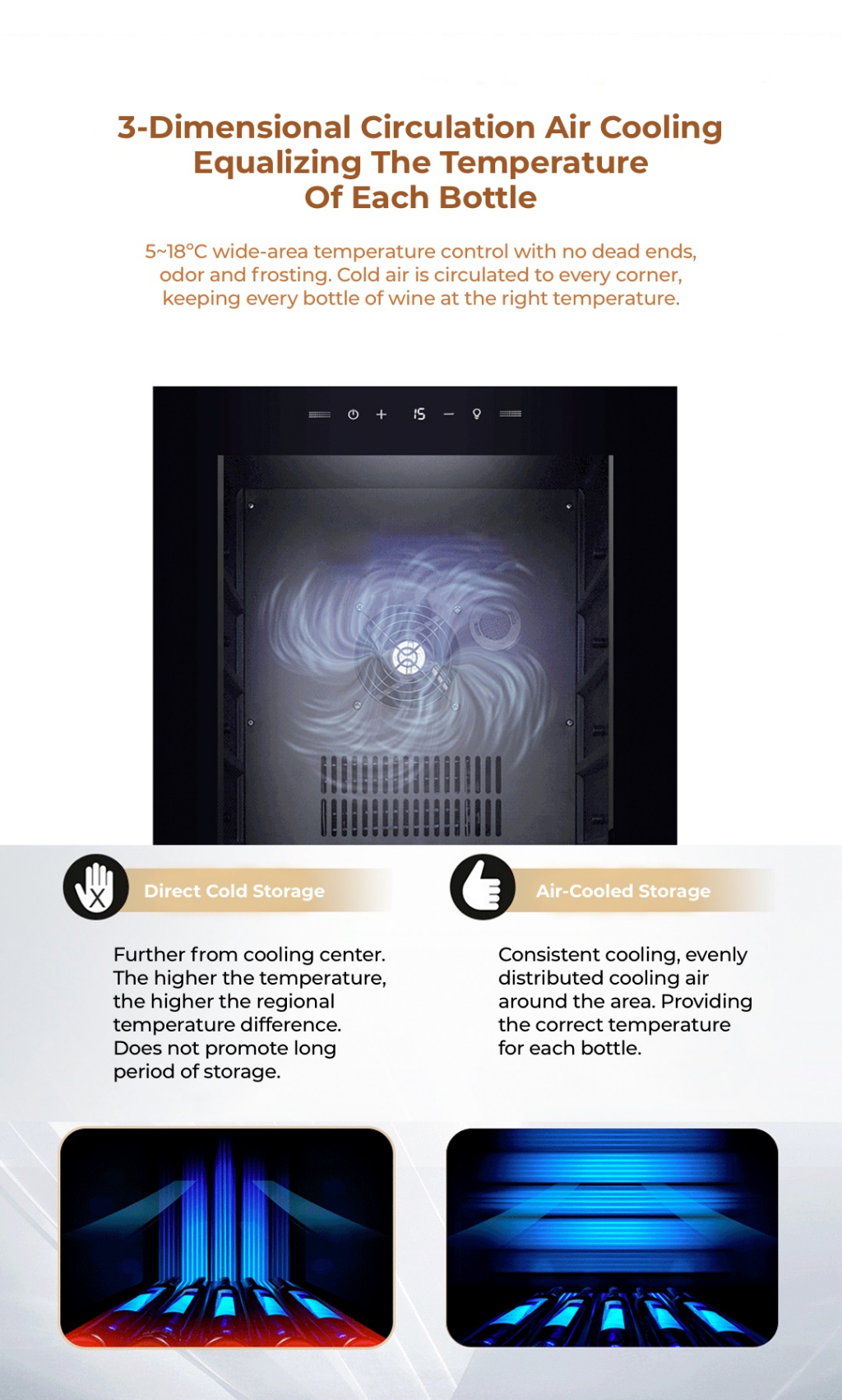 [Set] Renmaz Constant Temperature Wine Cooler [ 2 Models, CE Certified
