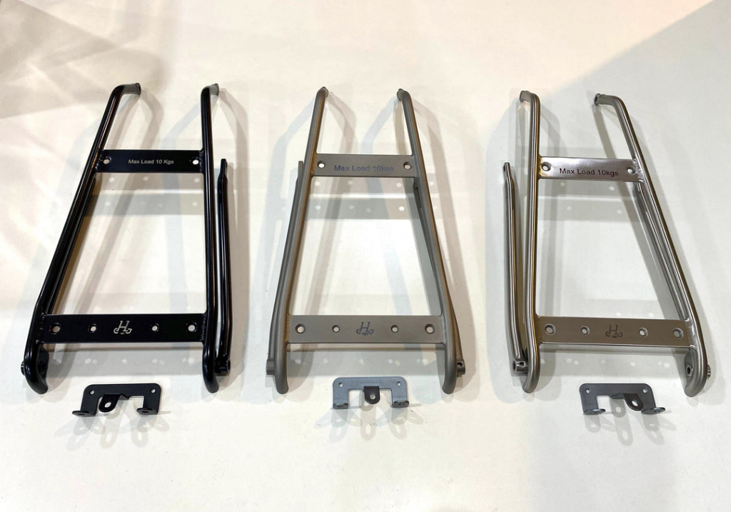 H&H Aluminium Q Rack for Brompton A/C Line & Titanium Q Rack for ...