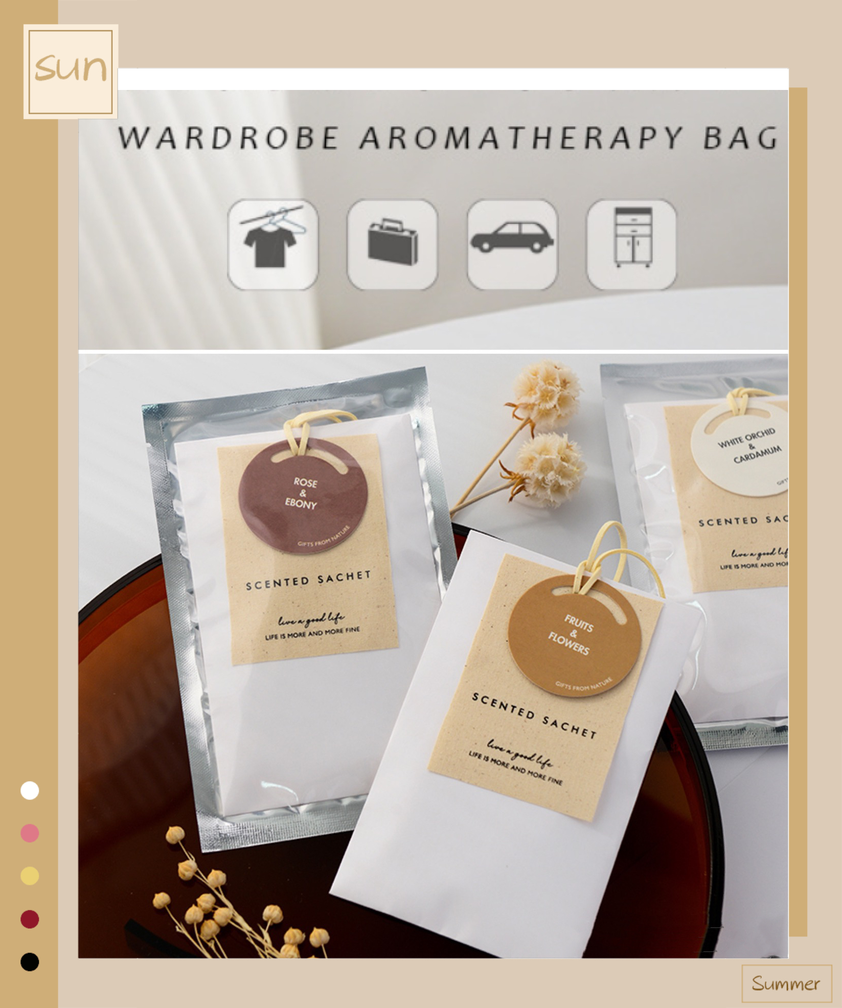 【Local Ready Stock】Aromatherapy Fragrant Sachet | Remove Odor |Natural ...