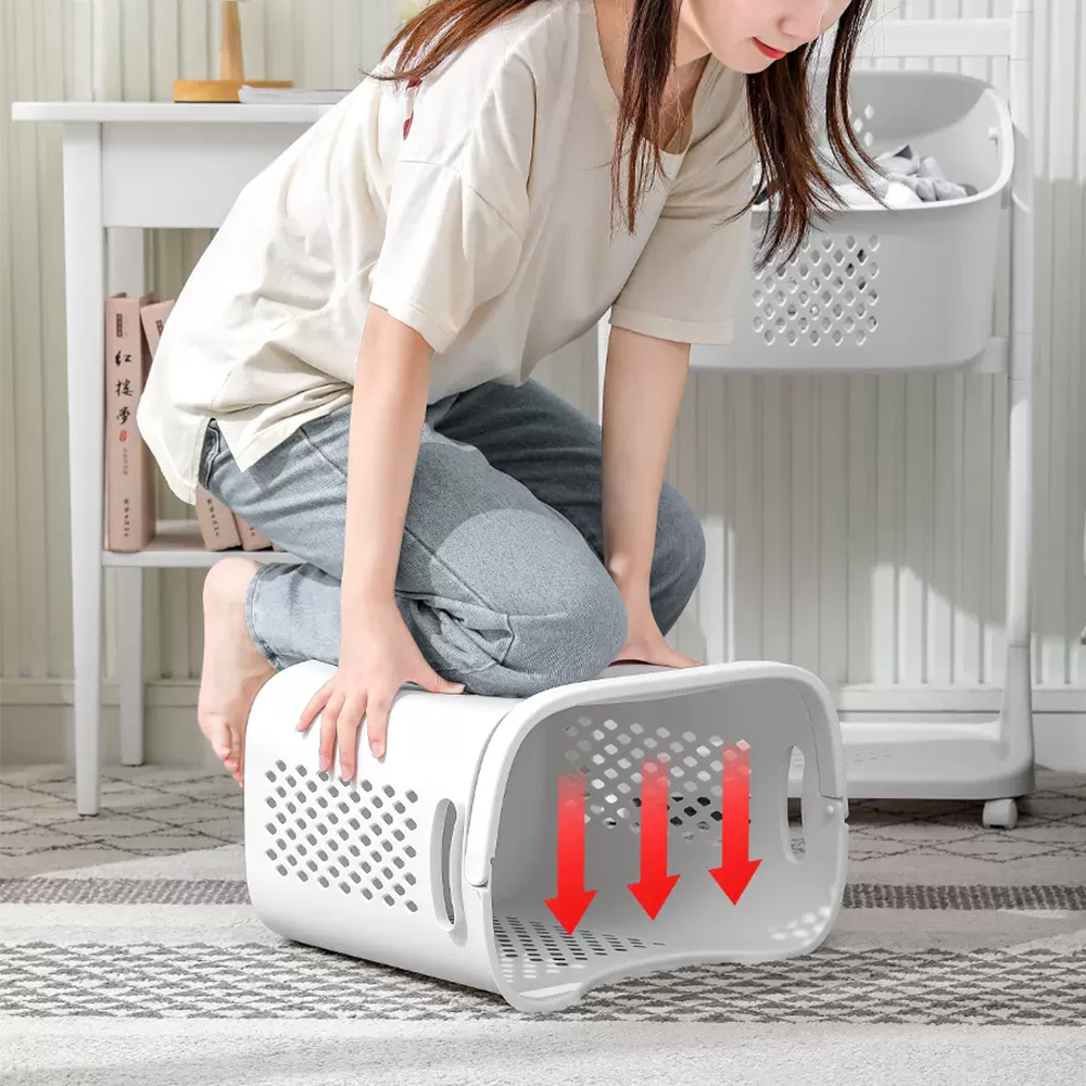 (JIJI SG) JINEX Swing Laundry Storage Rack Laundry Basket Shopee