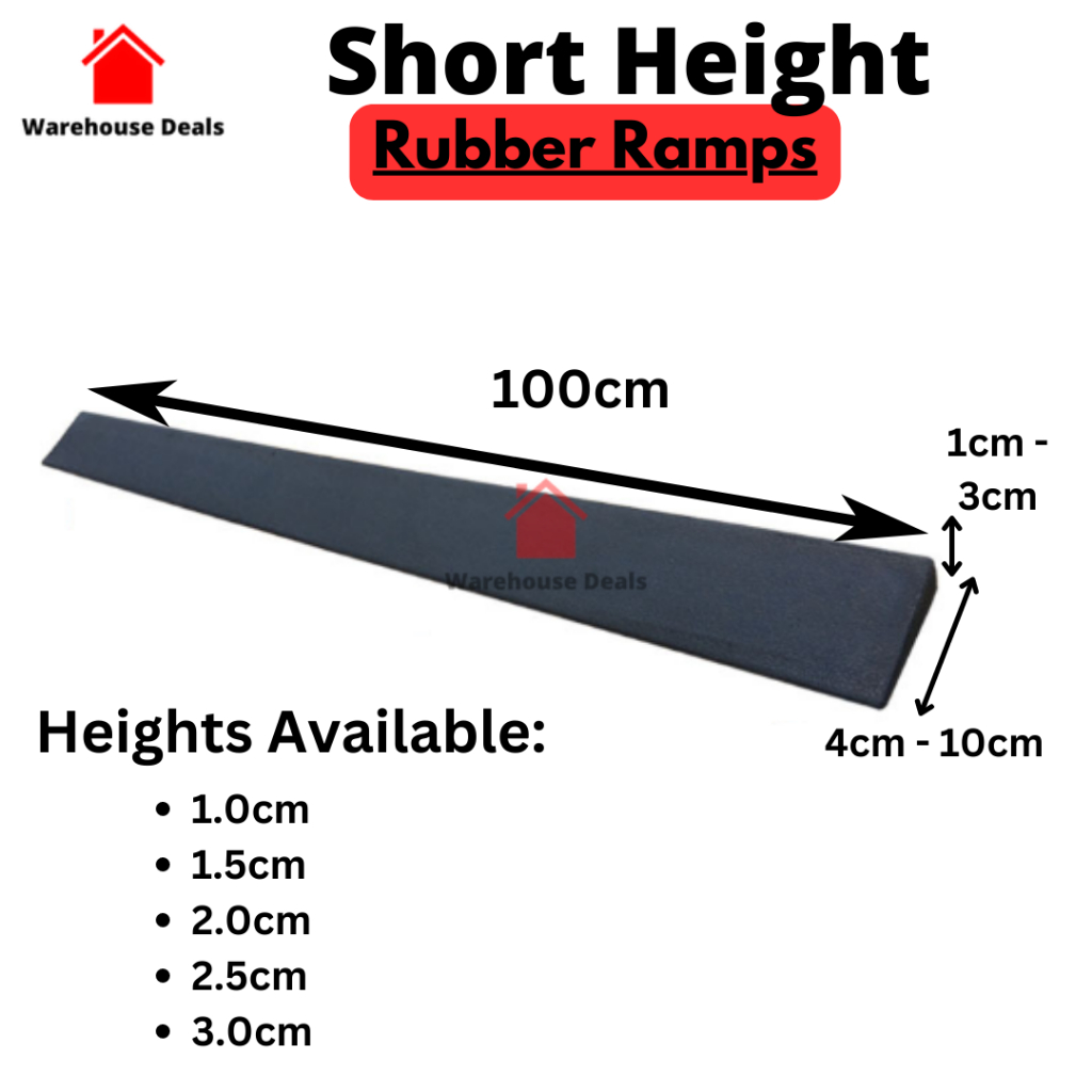 Wheelchair Ramp For Entrance Kerb | Many Heights Available | Shopee ...