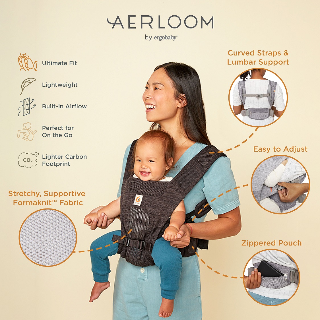 Ergobaby Aerloom Baby Carrier 11 Colors New color available Shopee Singapore