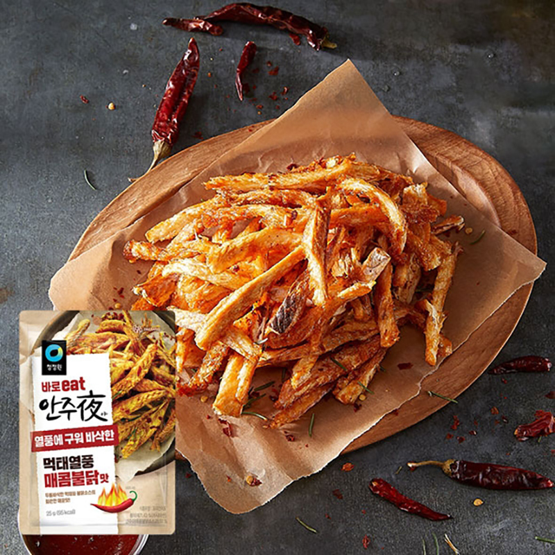 Premium Snacks - Grilled Dried Pollack (Muktae) 35g /Honey / Corn ...