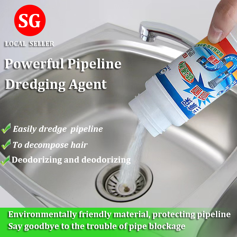 🇸🇬【SG stock】Powerful Sink Drain Cleaners /Pipe Dredging Agent/ Kitchen ...