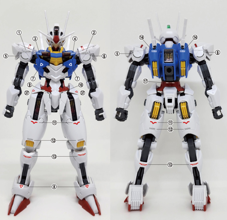 [SG LOCAL STOCK] DELPI DECAL HG AERIAL Water Decal Normal | Holo ...