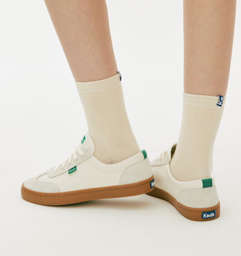 Keds FOR WOMEN MEN Tournament leather SNEAKERS 5COLORS Shopee Singapore