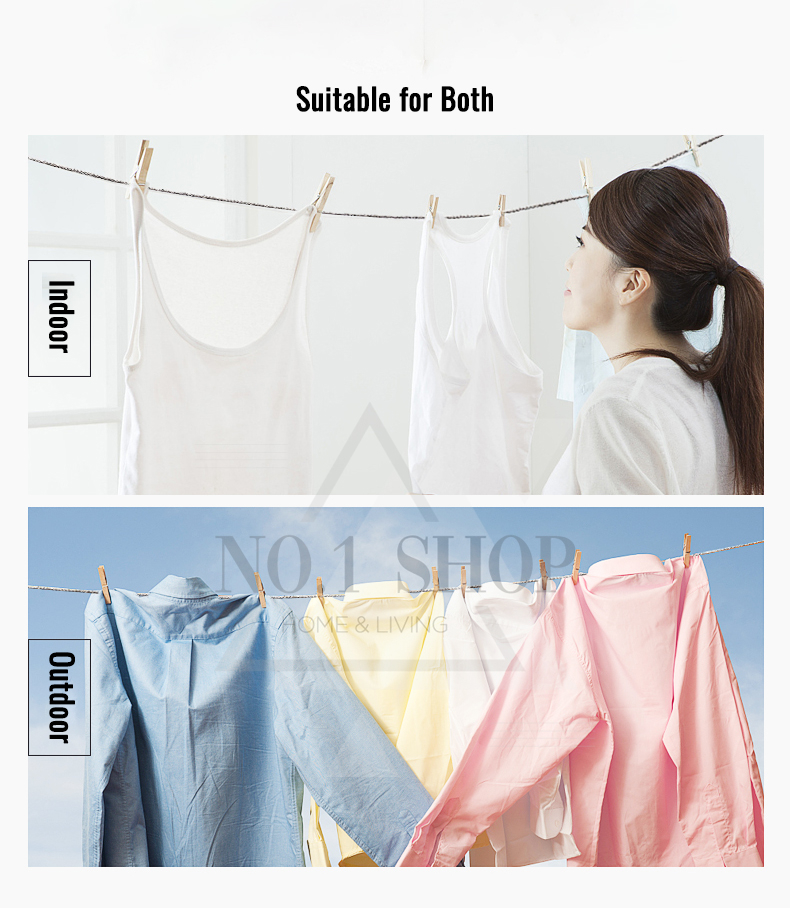 🇸🇬 (304 Stainless Steel) Retractable Stainless Steel Wall Clothesline ...