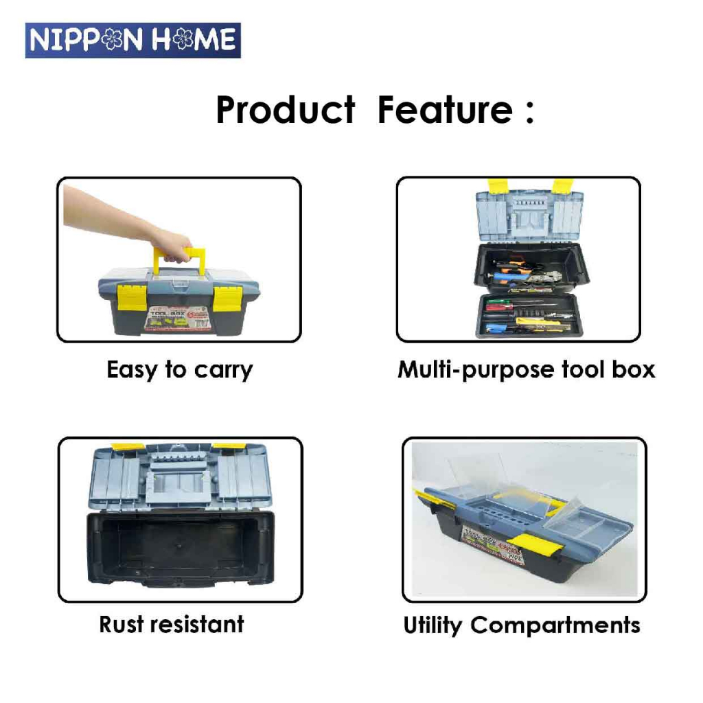 [Hardware] A-Tech Tool Box With Utility Compartments 3 Sizes Available ...