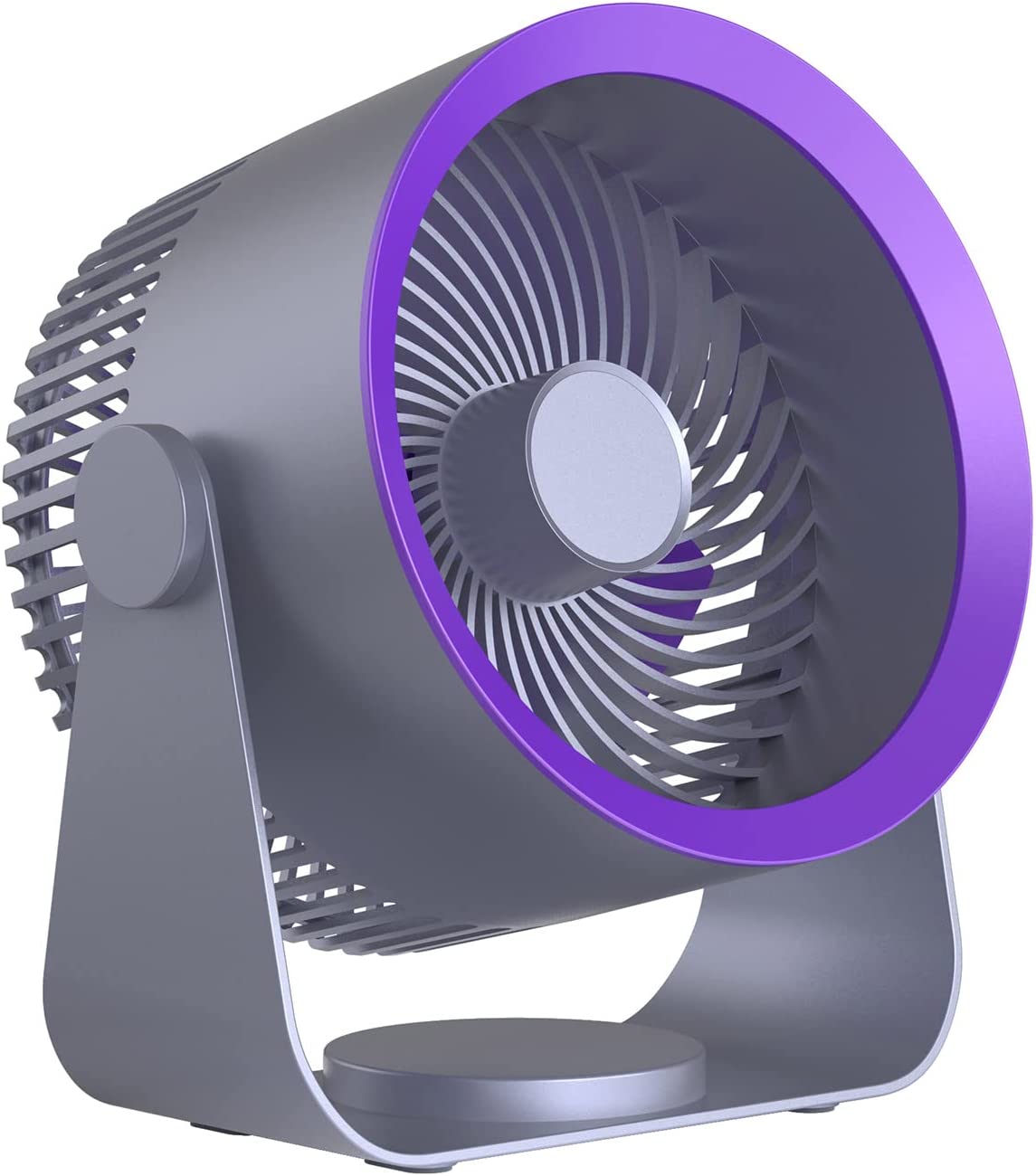 Desk Air Circulator Fan 4000mAh Wall Mount Fan Airflow Quiet Table Fan ...