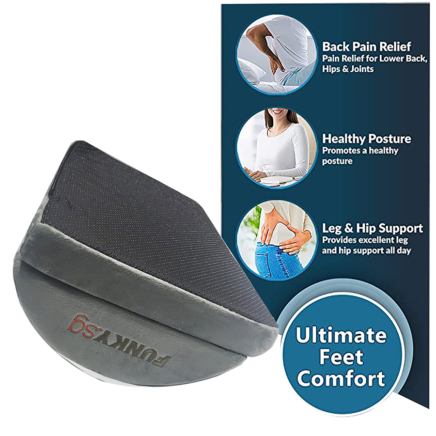 Adjustable Memory Foam Footrest | Foot Rest Ergonomic Under Desk for ...